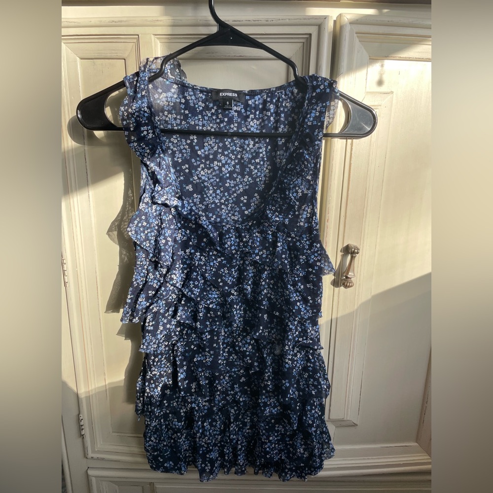 Navy Floral Express Tank